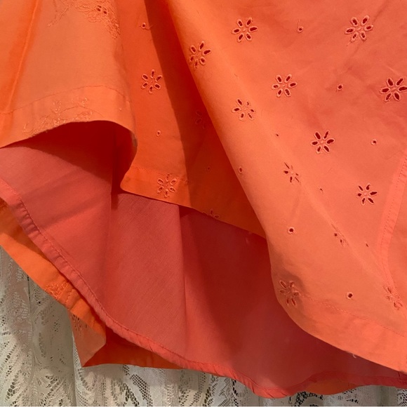 Vintage cotton flared skirt with liner - Picture 5 of 8